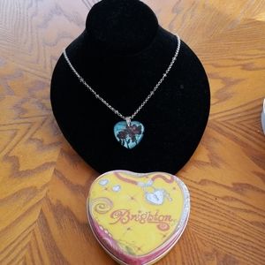 Brighton Heart Necklace Crystals Strength Love